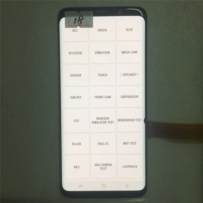 Оригинальный AMOLED дисплей для SAMSUNG Galaxy S9 LCD G960 G960F сенсорный экран Запасные