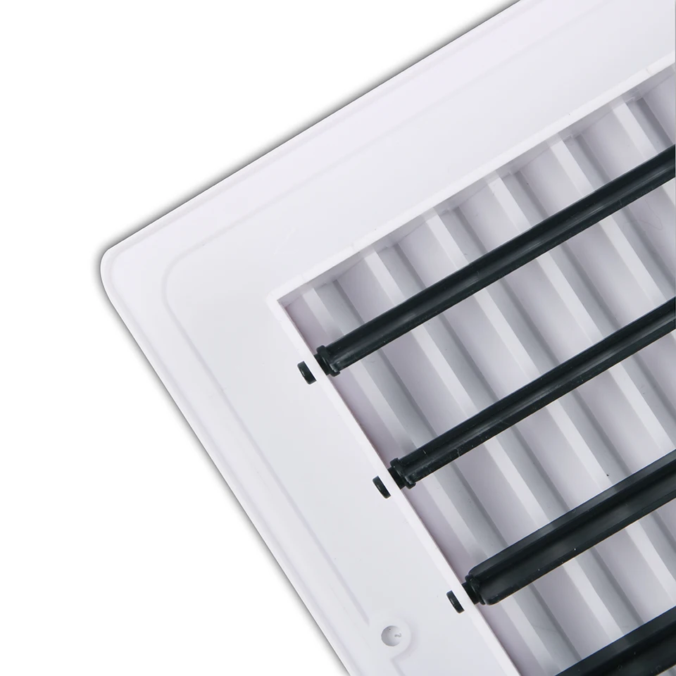 3 Way W12 X H6 Plasticbright White Ventilation Grille Decorative