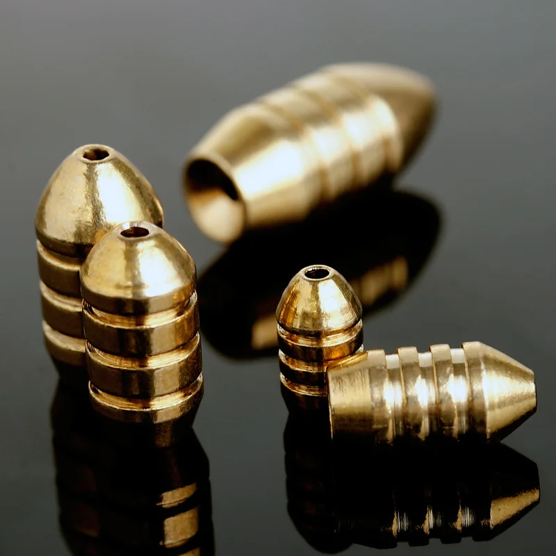 10pcs Fishing Sinkers Set Brass Sinker Weights Weight 1.8g 3.5g 5g 7g 10g Accessories Tools | Спорт и развлечения