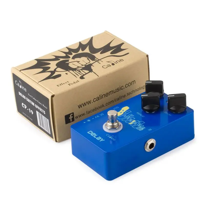 CALINE CP-19 Blue Ocean гитарные педали с эффектом Delay True Bypass