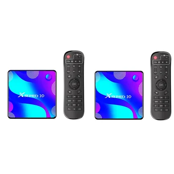 

X88 PRO 10 Android 10.0 Smart TV Box UHD 4K Media Player RK3318 4GB/128GB 2.4G/5G Dual-Band WiFi BT4.0