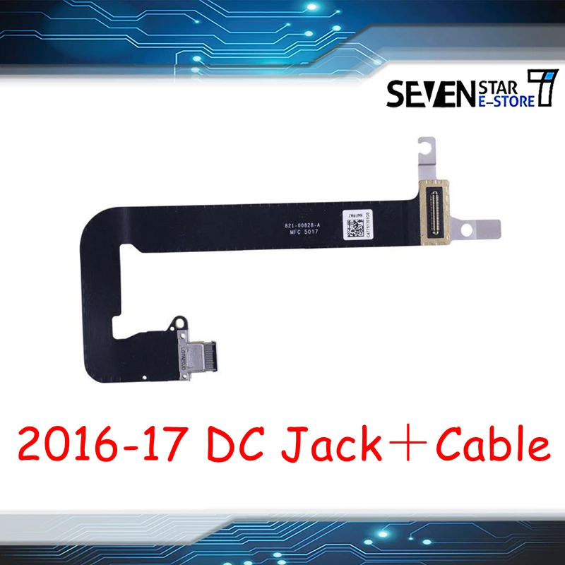 GOUZI USB-C Connector Board DC IN Power Jack Cable 821-00828-A 821-00482-A For Macbook Retina 12&quot A1534 2016 2017 year | Компьютеры и