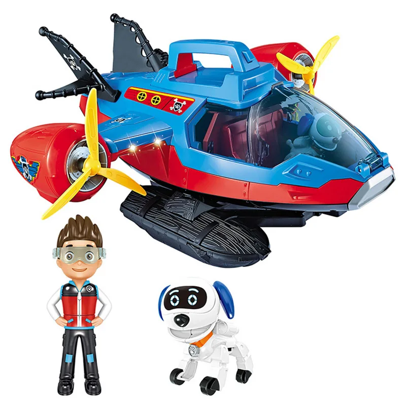 Paw Patrol спасательный автобус собака самолет капитан Patrulla Canina игрушки спасательная база командный центр Щенячий патруль набор фигурки подарки