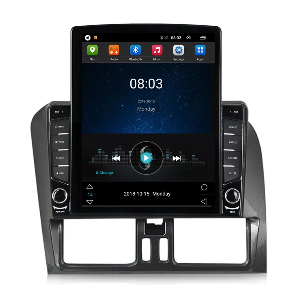 9 7 &quotAndroid 10 1 для Volvo XC60 2009 2010 2011 2012 Tesla тип автомобиля Радио Мультимедийный
