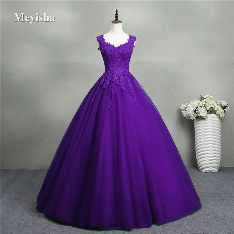 Quinceanera Dresses ZJ8076 Ball Gowns Sweetheart Blue Purple Red Champagne Dress with Pearls Plus Size 2-26W