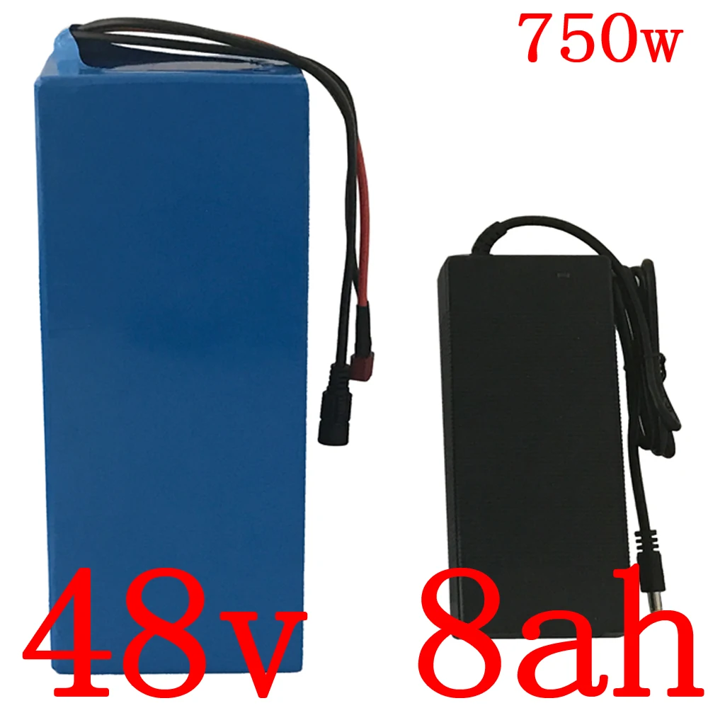 48V литиевая батарея электрическая велосипеда 8AH 500W 750W литий ионная
