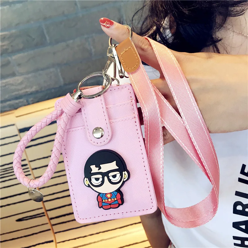1 шт. kawaii корейский мультфильм ID карты держатель милый для кредитных карт пакеты День рождения Рождественский подарок для девочки мальчик - Цвет: 11