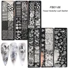 6pcs Nail Art Stamping Plates Set Flowers Christmas Snowflakes Animals Nail Stamp Template Polish Printing Manicure TRSUM01-06-1 5