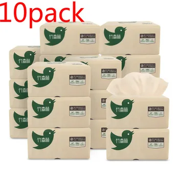 

10 Pack 3-Ply Toilet Paper Bamboo pulp Paper towel 270 Sheets Household Napkin Draw paper Soft Skin-Friendly Paper Towels Hot