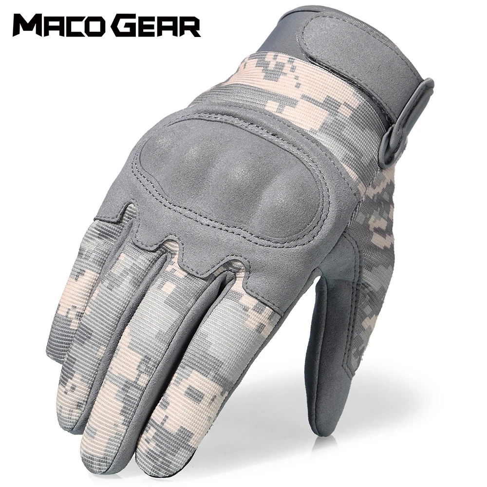 Tactical Gloves Cycling Gloves Men Fans Army Training Climbing Wearproof Outdoor Shooting Rid Sport Antiskid Full Finger Mittens