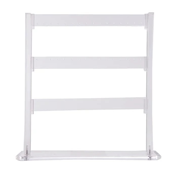 

Transparent Acrylic Jewelry Display Stand Bracket Earrings Notepad