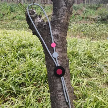 

New long necklace for women pendant necklaces Aluminum Sheet Accessories Handmade Grey Rubber Jewelry Wholesale Long Chains