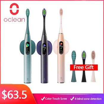 

Oclean X Pro Sonic Electric Toothbrush Adult IPX7 Ultrasonic Automatic Tooth Brush With Touch Screen Fast Charge Toothbrushes