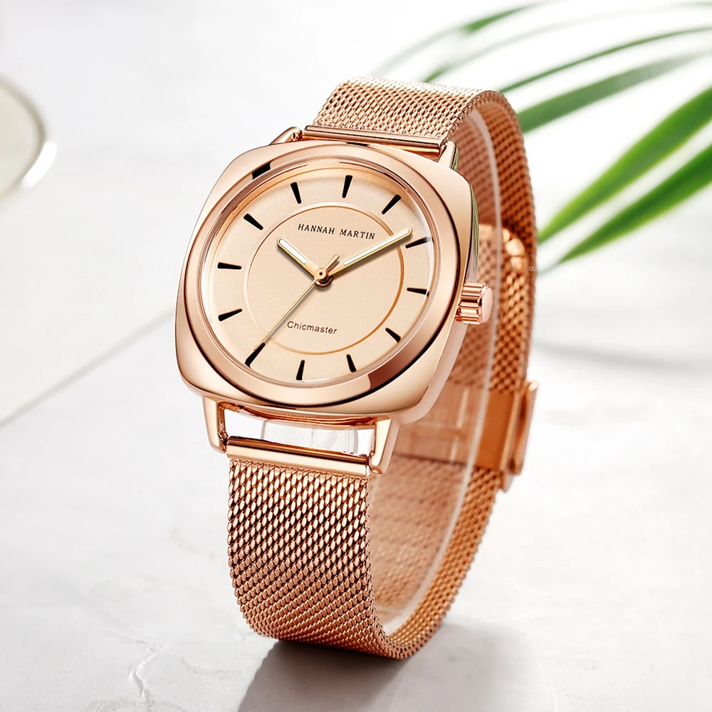 HM 2020 New Woman s Quartz Watch High End Ladies Wristwatch Life Distinguished Female Simple Clock 4