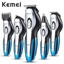 Kemei KM-5031, 11 в 1, профессиональный электрический триммер для стрижки волос, стрижка, бритва для бороды, бритва, инструменты для укладки, перезаряжаемая машинка