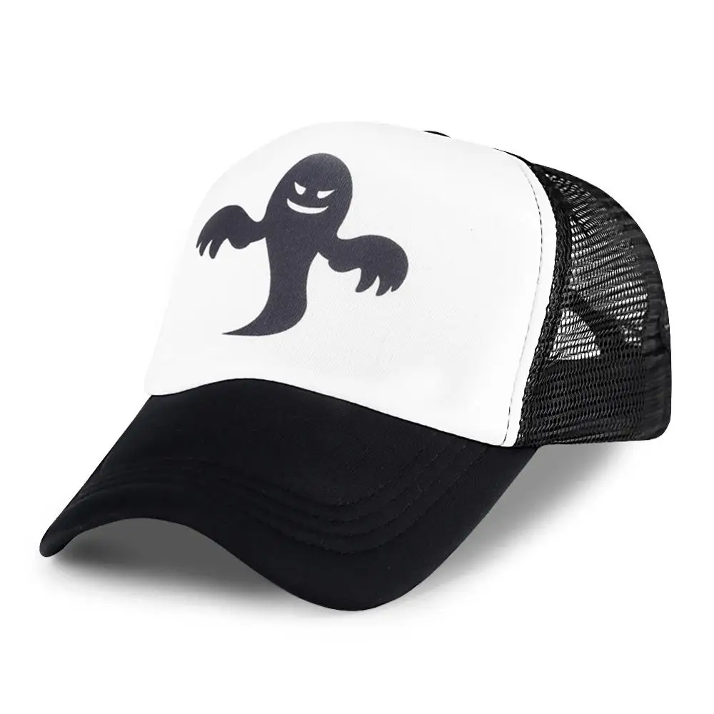 

Snapback Women Sports Hip Hop Baseball Cap Ghost Men Trucker Caps Fitted Short Casquette Winter Children Dad Sport Monsters