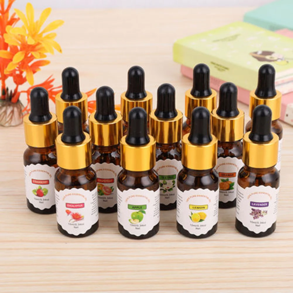 Essential Oil Sets 10ml/Bottle Fresh Air Aromatherapy for Fragrance Lamp Humidifier