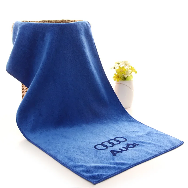 

35/75CM Car Wash Microfiber Towel Car Cleaning Drying Cloth Hemming Car Care Car Wash Towel For audi A3 A4 A5 A6 A7 A8 Q5 Q3 Q7