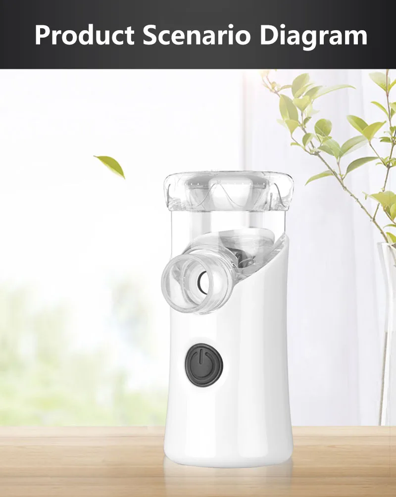 Мини Портативный Аппарат для паровой обработки лица Nebuliser парящий уход за кожей распылитель мобильный респиратор увлажнитель для взрослых и детей ингаляторный распылитель