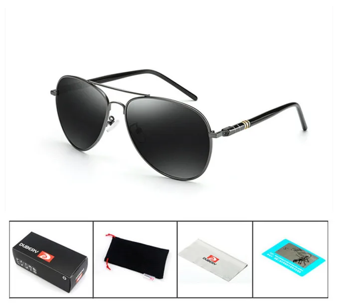 D209 C2 BAOLANG Polarized Sunglasses Men Driving Shade Sun glasses For Male Retro Glasses Brand Designer Eyewear UV400 moda hombr - Цвет линз: D209 C2