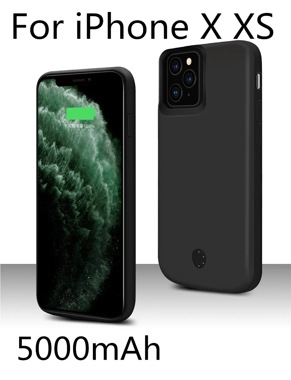 Чехол power Bank для iPhone 5, 6, 6S Plus, 7, 8 Plus, X, XR, XS Max, 11 Pro,, чехол для аккумулятора, тонкий, 5000-8000 мА/ч, зарядное устройство - Color: 6