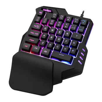 

Mechanical One-handed Keyboard Ergonomic Left Hand Backlit Gaming Keypad SP99