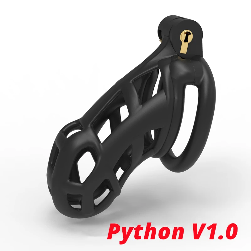Clearance Price Mamba Python V1 0 Cock Cage 3D Printed Custom Chastity Device Lightweight Penis Ring
