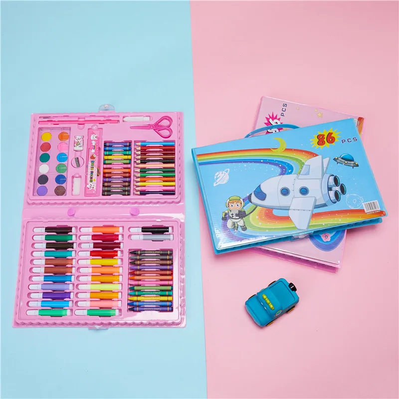 https://ae01.alicdn.com/kf/Hfa29a0fcc8f34e26ba781b270e0d5cba4/86pcs-Children-Painting-Set-Water-Color-Pen-Crayon-Oil-Pastel-Brush-Drawing-Tool-with-Portable-Box.jpg