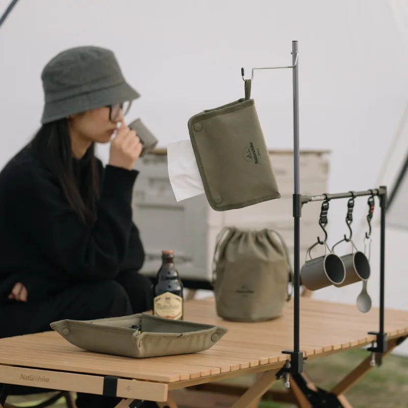 Naturehike Outdoor Tissue Storage Box Household Storage Bag Dining Table Tea Table Pumping Paper Box Camping Equipment