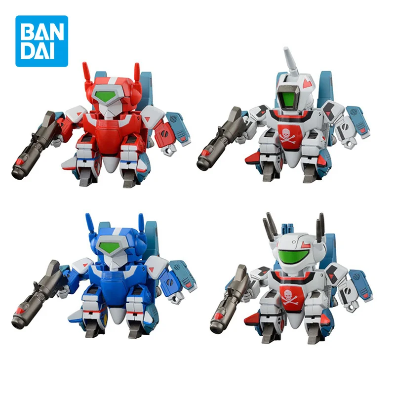 Bandai Kids Assembled Toys Robot Model SD Macross Valkyrie Special Set 2 VF-1J VF-1A Action Figures Collectibles Christmas Gifts | Игрушки и