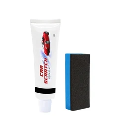 Pâte de réparation de rayure de voiture, éponge dissolvant de rayure, outil de lavage et d'entretien automobile 