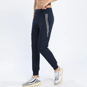

Sport Blue Black Elastic Waist Sweatpants Women Spring Running Pants Exercise Outdoor Jogging Sports Workout Trousers