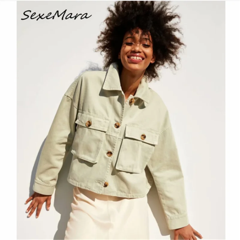 

Casual Summer Jacket Women Wide-waisted Regual Fashion Gary Solid Jacket Plus Size 2019