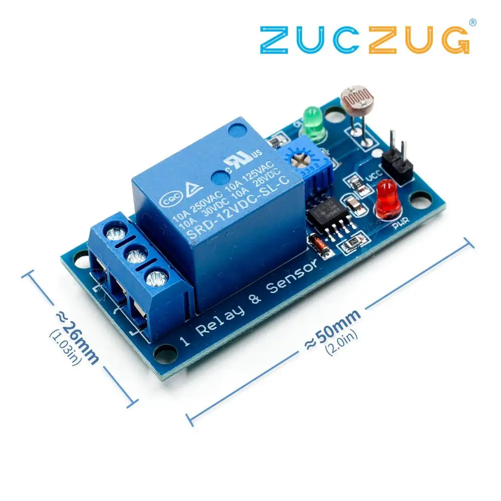 Neu 12V Licht Photoschalter Sensor Schalter LDR Photowiderstand Relaismodul 1pcs Neu 12V Licht Photoschalter Sensor Schalter LDR Photowiderstand Relaismodul 1pcs