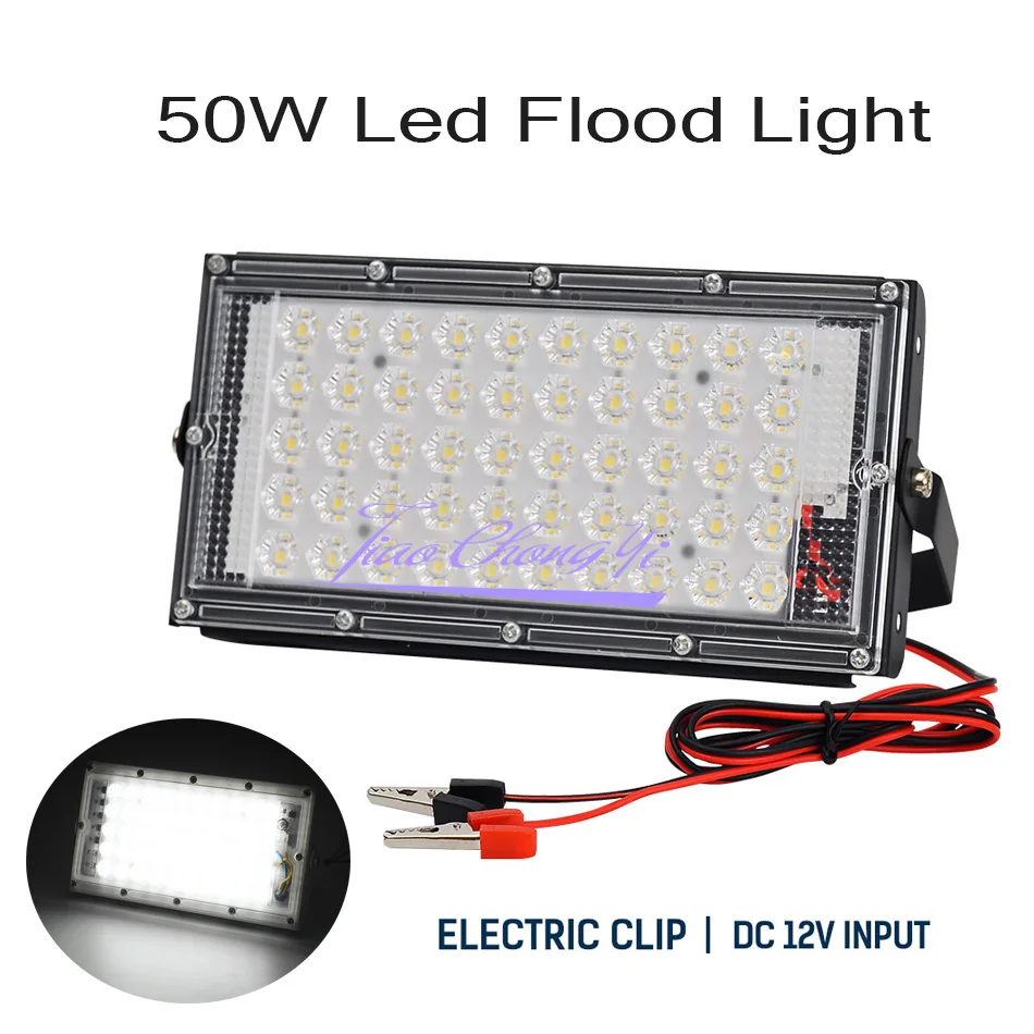 

50W Cool white LED Flood Light LED street Lamp DC12V IP65 waterproof Spotlight Landscape Lighting led spotlight