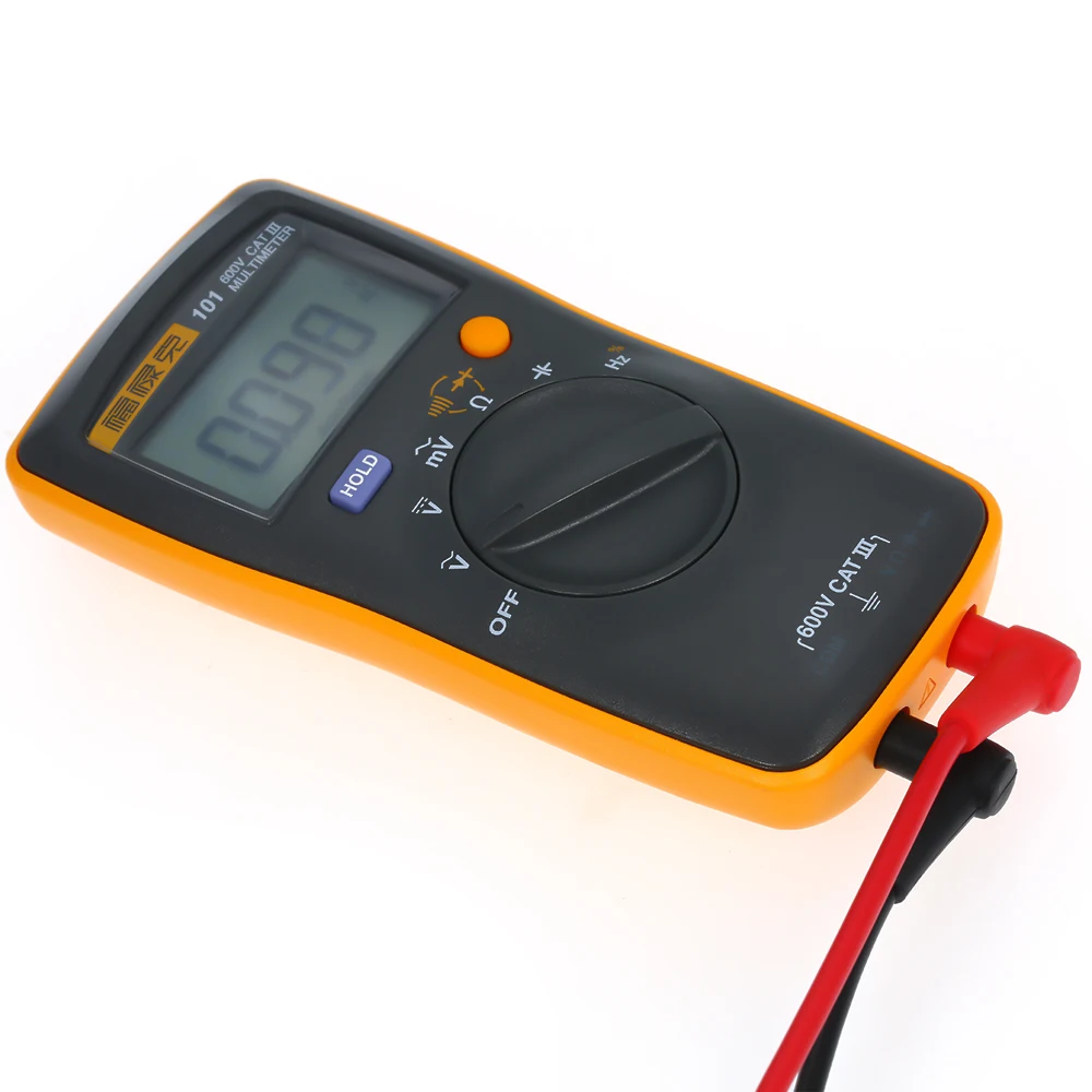 FLUKE F101 Digital Multimeter professional Mini Palm-sized Multimeter Portable Handheld Voltmeter 600V 6000 Counts Voltage Meter