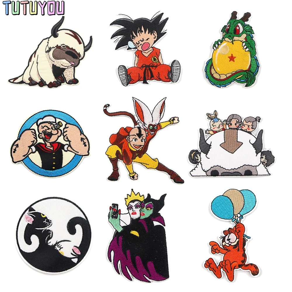 

PC1768 Magic Story Cartoon Sticker For Clothing Applications Patches On Clothes Iron Embroidered Patch For Backpack Badge