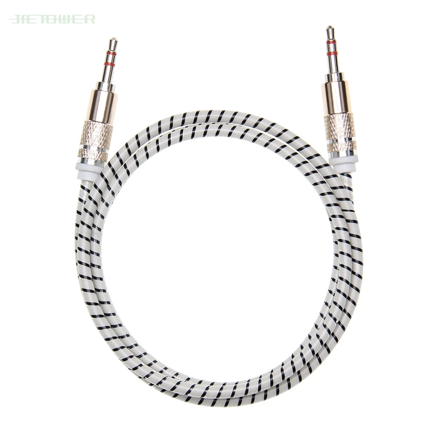 Colorful Jack 3 5mm Audio Cable Candy Car AUX Cable Headphone Extension Code for Phone Car Headset Speaker 50pcs lot