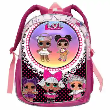 

Brand Fashion LOL Doll School Bags for Girls Children Schoolbags Cartoon LOL Surprise Book Pack Kids Backpacks Mochila Escolar