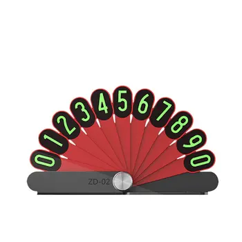 

Car Temporary Parking Card Telephone Number Plate Peacock Spreading Tail Shape Parking Card Universal for Auto Cars