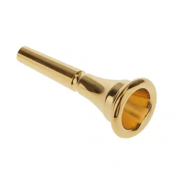 

Hot Golden Plated French Horn Mouthpiece for Yamaha Bach Conn King Accessory