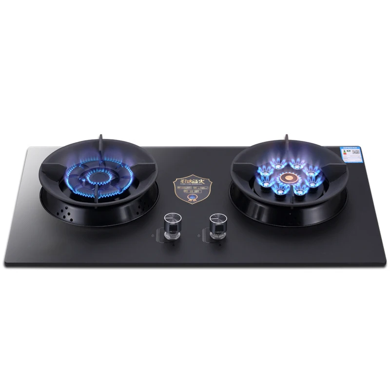 

Natural Liquefied Gas Stove Explosion-Proof Tempered Glass Table Embedded Dual-Purpose Pulse Ignition Double-Head Stove