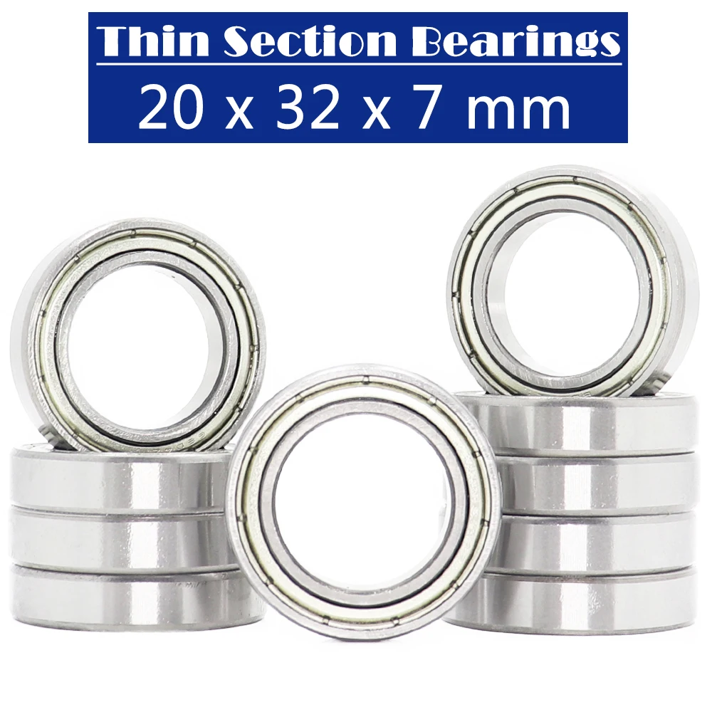 

6804ZZ Bearing 20*32*7 mm ( 10 PCS ) Metric Slim Thin Section 61804Z 6804 Z ZZ Ball Bearings 6804Z
