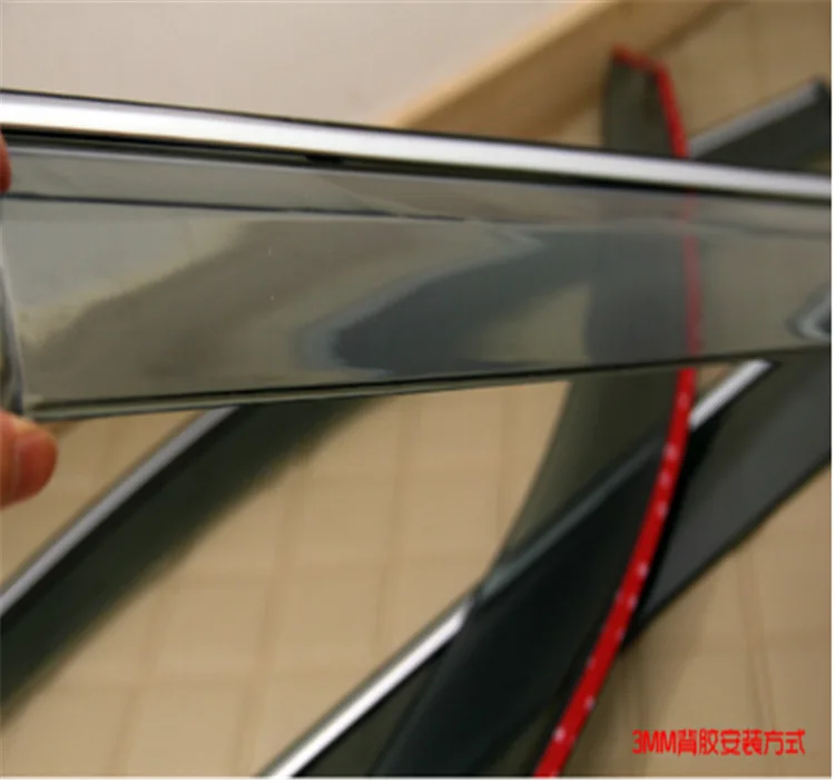 For Nissan sylphy 2008-2020 ABS Plastic Exterior Window Visors Awnings Rain Sun Deflector Guard Vent Cover Accessories | Автомобили и