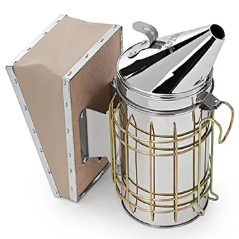 

1 pcs beekeeping smoker for beekeeper stainless steel manual bee smoke Sprayer beekeeping equipment beehive tool to take honey
