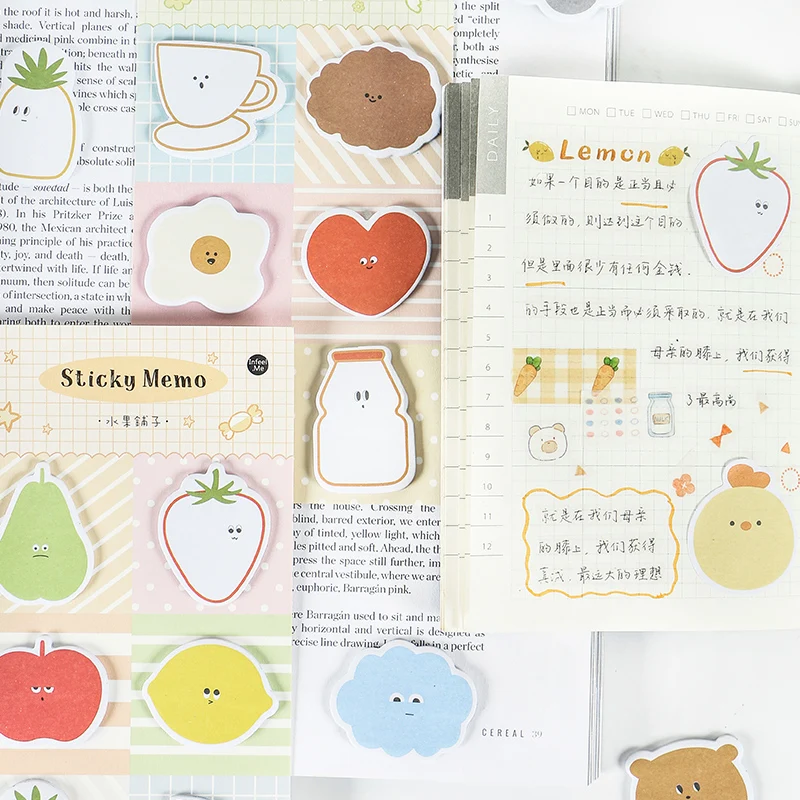 

Cute Funny Childhood Series Memo Pad N Times Sticky Notes Paper Notepad Kawaii Stationery School Supplies Kids Gift