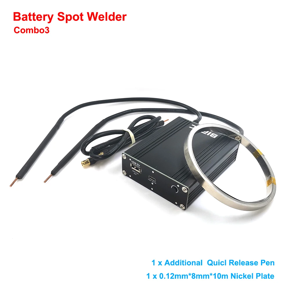 

Handheld DIY Battery Spot Welder With Quick Release Pen 18650 Lithium Battery Nickel Plate Welder Mini Spot Welding Machine