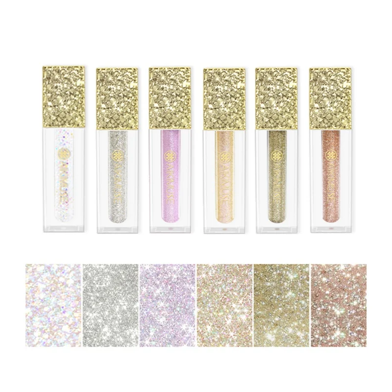 Diamond polarized liquid eye shadow pearlescent eye shadow liquid lasting not blooming beauty