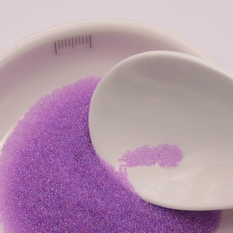 1. purple 1 50 г около большинства 0,5-0,8 мм маленькие микро стеклянные бусины для украшения или дизайна ногтей - Цвет: 1. purple 1