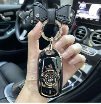 Nuova copertura della cassa chiave dell'automobile di TPU per Buick Envision Vervno GS 20T 28T Encore nuovo LACROSSE Opel Astra k accessori Auto Auto portachiavi